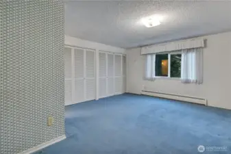 Main Home... Huge primary bedroom with two closets