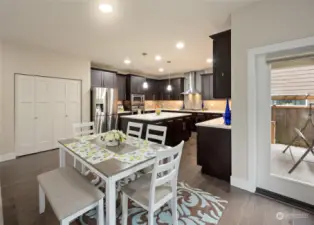 Dinning area off kitchen