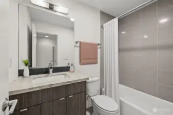 2nd bedroom has its own full bathroom!