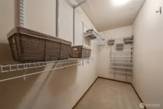 Primary walk in cLoset