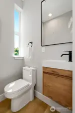 Powder room; located on same floor as your living space