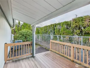 Covered Deck off of Dining Room