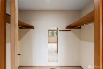 Primary Walk in Closet
