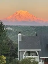 Views of Mt. Rainier.