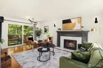 Immaculate, open and airy living area invites you to relax.