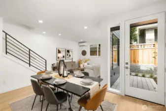 This seamless flow between dining and lounging ensures every square foot is functional and inviting.