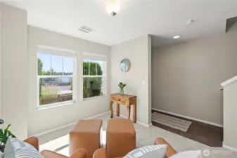 Enjoy your morning coffee while soaking in lake views!