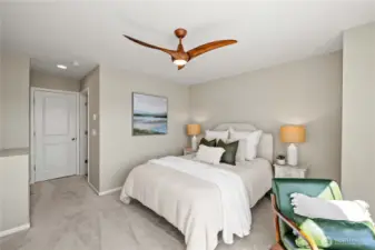 Ceiling fan.
