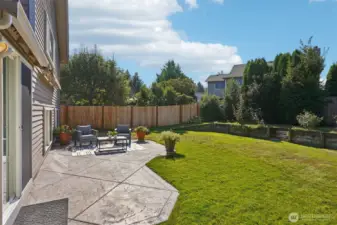 Private Backyard and Patio