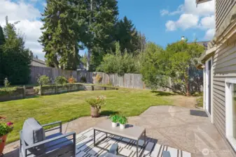 Private Backyard and Patio