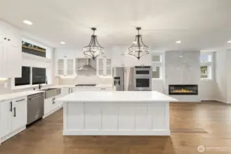 Included Kitchenaid appliances.