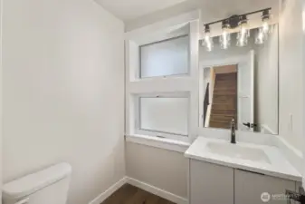 Powder room.