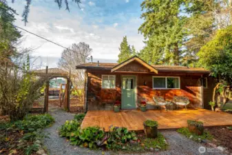 Main house front entrance.