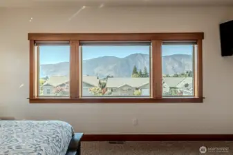 Stunning views from the primary bedroom