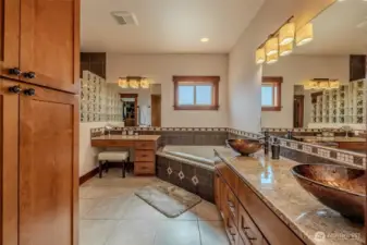 Spacious and beautiful ensuite bathroom