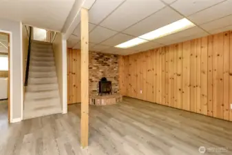 Huge basement family room, this level could be used for multi-generational living.