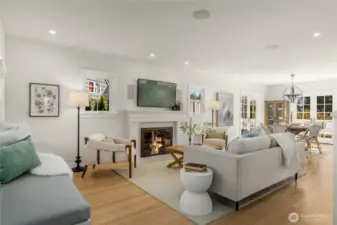 Spacious Bright Living room