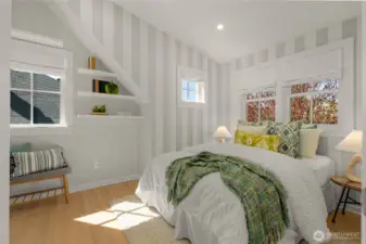 Bedroom #2 on the second floor