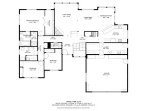 Upper floor plan.