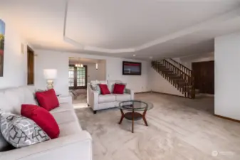 Front Living Room looking towards dining room