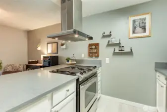 New stove hood
