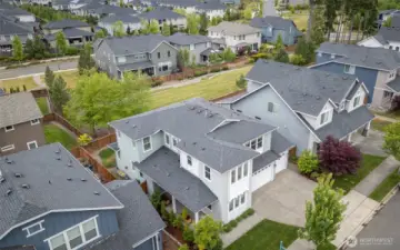 Notice the park behind your home