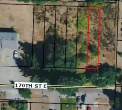 Sale includes strip of property to the East