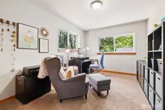 Private and Spacious, this (#3) second-floor bedroom boasts quiet garden views.
