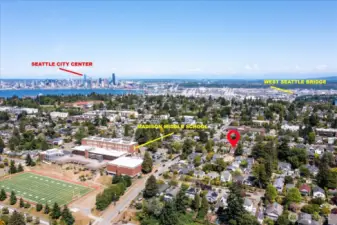 Conveniently located in a sought after neighborhood, in close proximity to schools, parks, YMCA, Fauntleroy ferry dock and Alki Beach