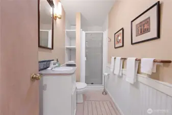 Bathroom in basement