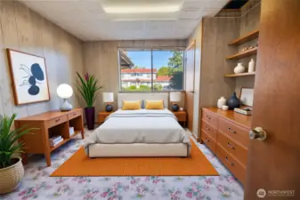Bed 5/5 is on main level (virtually staged).