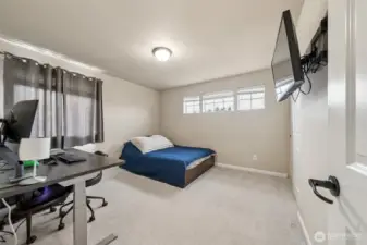 Spacious bedroom.