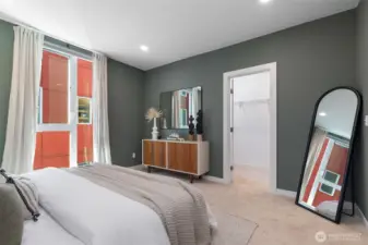 Blackout blinds so you can sleep in as late as you want.