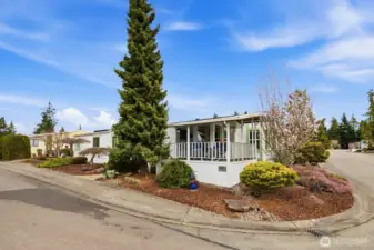 Incredible corner lot location