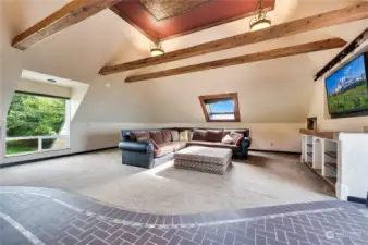 Large family room on the third floor.  So much room for entertaining!