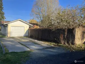 back driveway garage