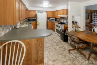 Kitchen w/ eating area