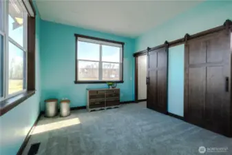 Ensuite with shower and bathroom