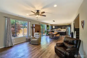 View of whole down stairs