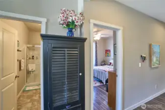 Rare Lower bedroom with 3/4 bath attached