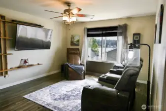 Loft Area with view of the lake