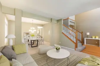 Formal Living/Dining (Virtually Staged)