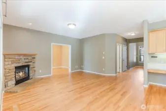 Family Room with Gas Fireplace