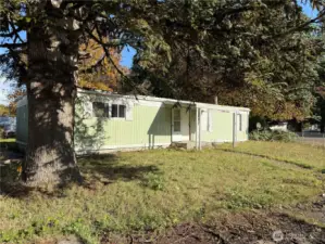 Covered front porch entry