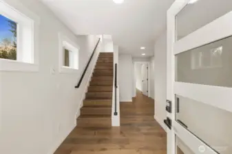 Engineered hardwood floors.