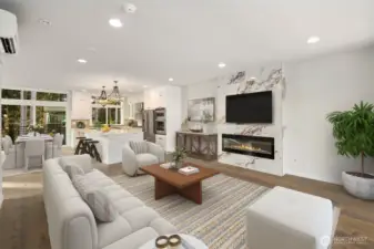 Spacious layout made for entertaining.