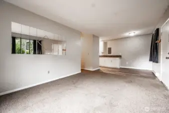 Lower unit living room