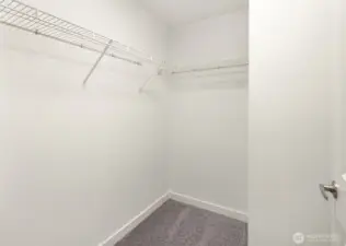 Primary walk in closet