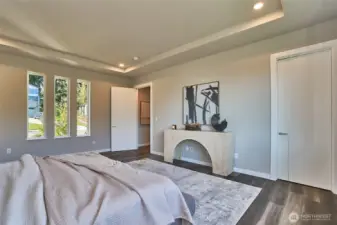 This photo is of the model home.