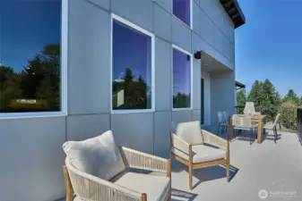 This photo is of the model home.